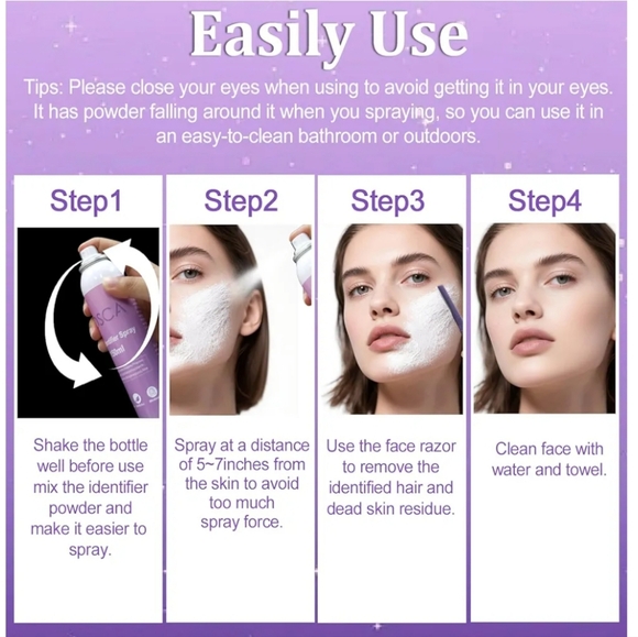 Hair Identifier Spray With Razor - Picture 7 of 9